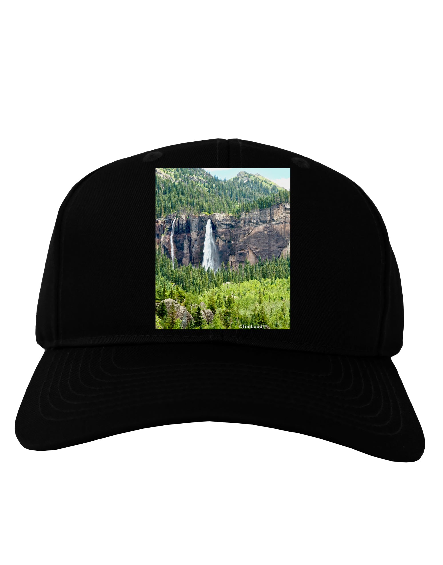 Beautiful Cliffs Nature Adult Dark Baseball Cap Hat by-Baseball Cap-TooLoud-Black-One Size-Davson Sales