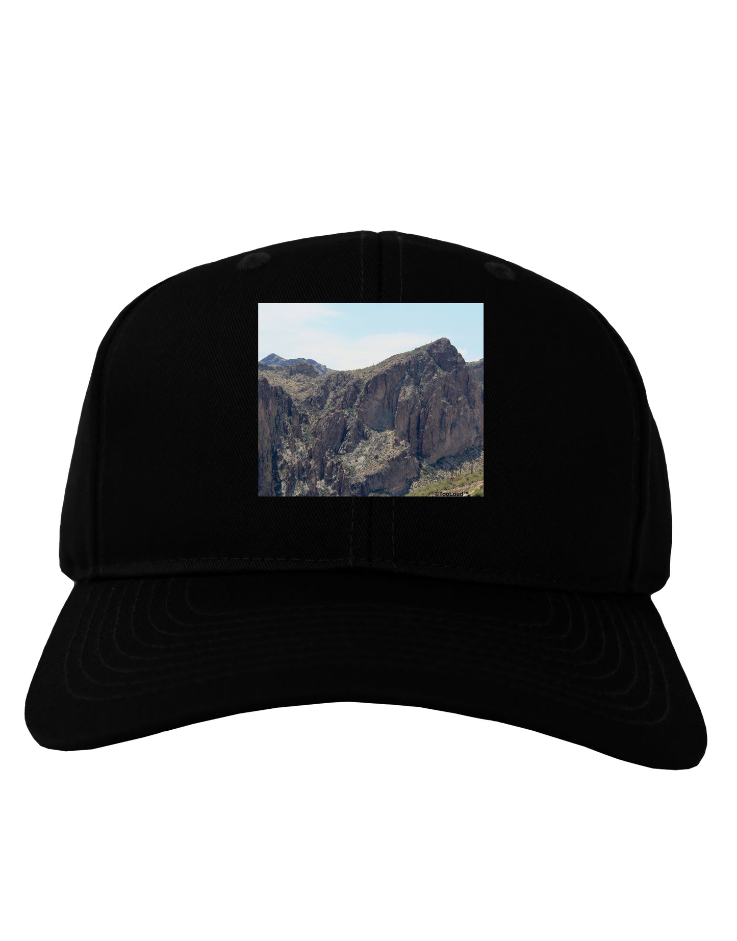 Arizona Saguaro Lake Mountains Adult Dark Baseball Cap Hat-Baseball Cap-TooLoud-Black-One Size-Davson Sales