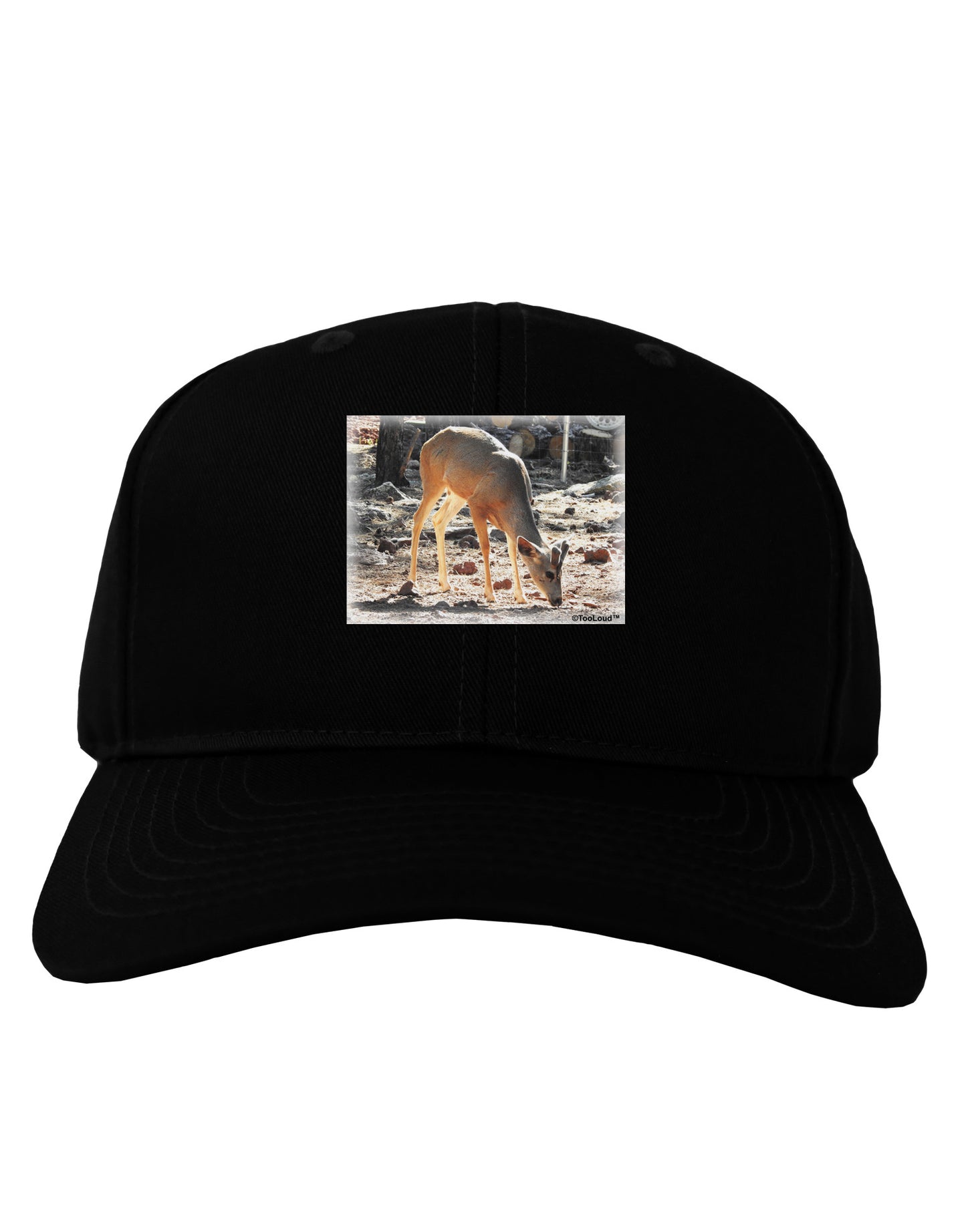 Little Buck Adult Dark Baseball Cap Hat-Baseball Cap-TooLoud-Black-One Size-Davson Sales