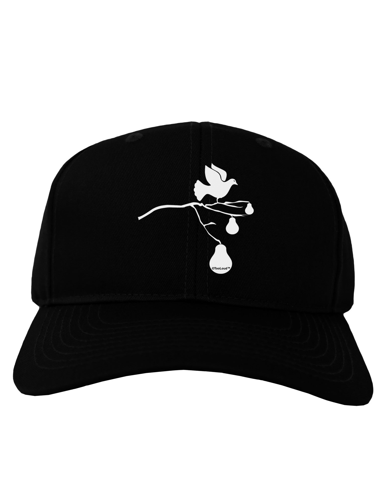 Partridge In A Pear Tree Adult Dark Baseball Cap Hat-Baseball Cap-TooLoud-Black-One Size-Davson Sales