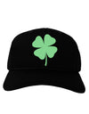 Lucky Four Leaf Clover St Patricks Day Adult Dark Baseball Cap Hat-Baseball Cap-TooLoud-Black-One Size-Davson Sales