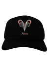 Aries Symbol Adult Dark Baseball Cap Hat-Baseball Cap-TooLoud-Black-One Size-Davson Sales