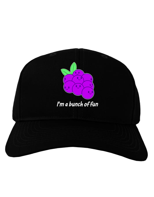 Grapes - I'm a Bunch of Fun Adult Dark Baseball Cap Hat-Baseball Cap-TooLoud-Black-One Size-Davson Sales