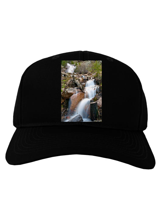 Colorado Waterfall Scene Adult Dark Baseball Cap Hat-Baseball Cap-TooLoud-Black-One Size-Davson Sales