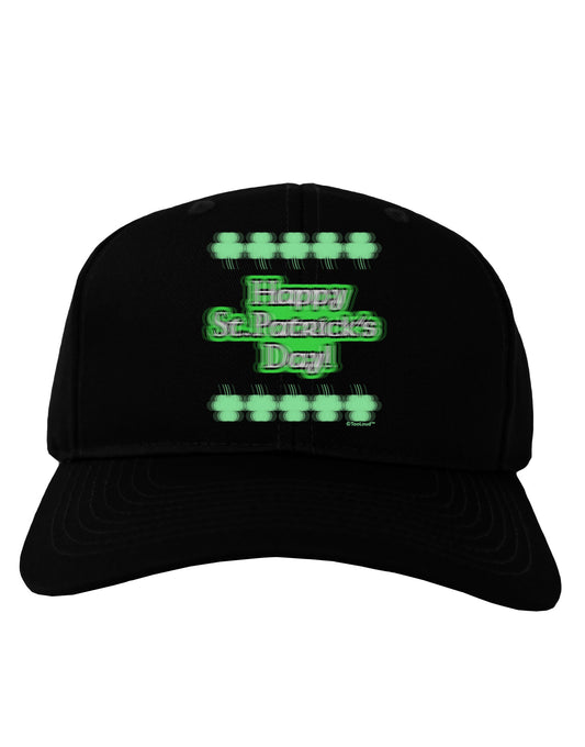 Seeing Double St. Patrick's Day Adult Dark Baseball Cap Hat-Baseball Cap-TooLoud-Black-One Size-Davson Sales