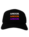 Amuck Amuck Amuck Halloween Adult Dark Baseball Cap Hat-Baseball Cap-TooLoud-Black-One Size-Davson Sales