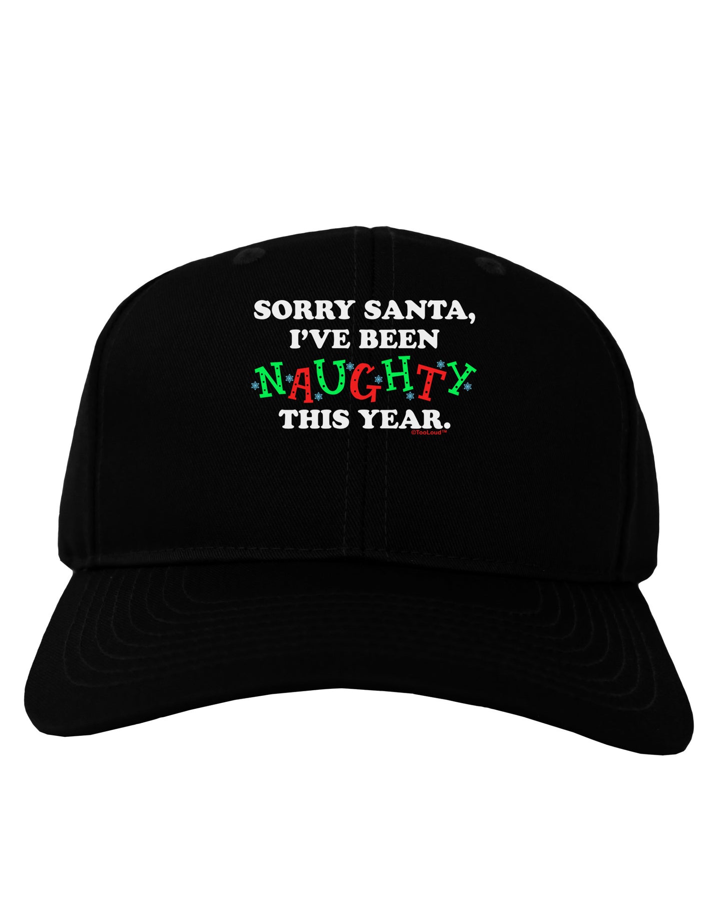 I've Been Naughty This Year Adult Dark Baseball Cap Hat-Baseball Cap-TooLoud-Black-One Size-Davson Sales