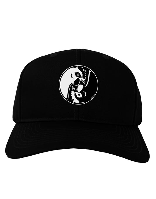 Yin Yang Chicken Adult Dark Baseball Cap Hat-Baseball Cap-TooLoud-Black-One Size-Davson Sales