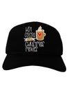 Hot Cocoa and Christmas Movies Adult Baseball Cap Hat-Baseball Cap-TooLoud-Black-One-Size-Fits-Most-Davson Sales