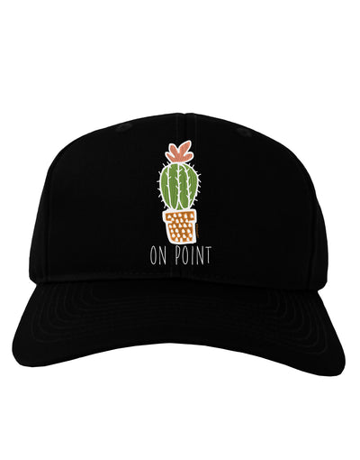 TooLoud On Point Cactus Dark Adult Dark Baseball Cap Hat-Baseball Cap-TooLoud-Black-One-Size-Fits-Most-Davson Sales