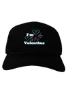 I'm HER Valentine Adult Dark Baseball Cap Hat-Baseball Cap-TooLoud-Black-One Size-Davson Sales