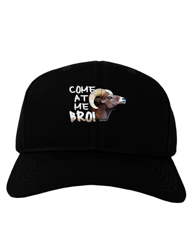 Come At Me Bro Big Horn Adult Dark Baseball Cap Hat-Baseball Cap-TooLoud-Black-One Size-Davson Sales