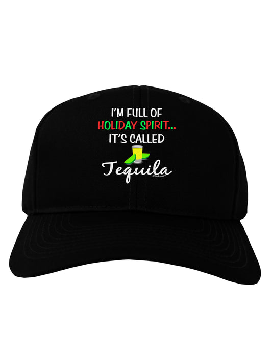 Holiday Spirit - Tequila Adult Dark Baseball Cap Hat-Baseball Cap-TooLoud-Black-One Size-Davson Sales