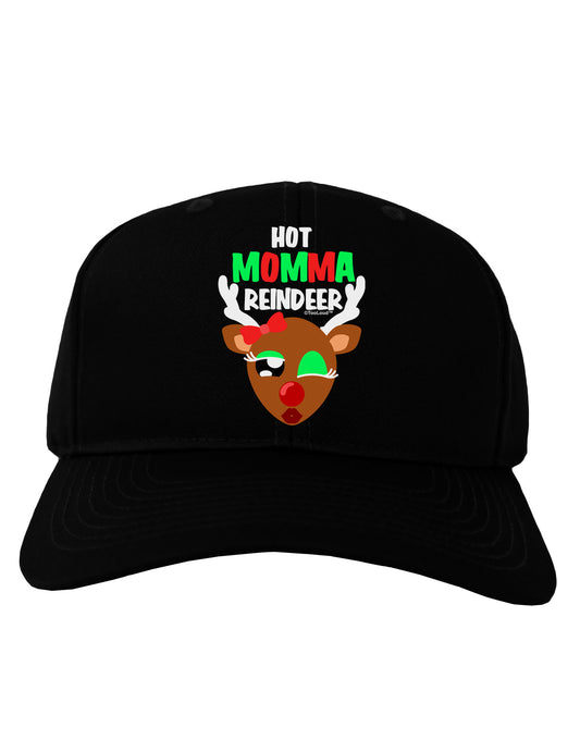Hot Momma Reindeer Matching Deer Adult Dark Baseball Cap Hat-Baseball Cap-TooLoud-Black-One Size-Davson Sales
