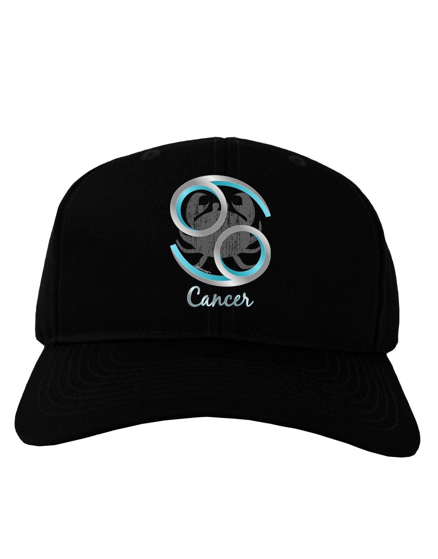 Cancer Symbol Adult Dark Baseball Cap Hat-Baseball Cap-TooLoud-Black-One Size-Davson Sales