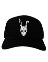 Scary Bunny Face White Distressed Adult Dark Baseball Cap Hat-Baseball Cap-TooLoud-Black-One Size-Davson Sales