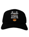 Fitness Whole Pie Adult Dark Baseball Cap Hat-Baseball Cap-TooLoud-Black-One Size-Davson Sales