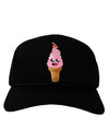 Cute Ice Cream Cone Adult Dark Baseball Cap Hat-Baseball Cap-TooLoud-Black-One Size-Davson Sales