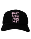 Hardcore Feminist - Pink Adult Dark Baseball Cap Hat-Baseball Cap-TooLoud-Black-One Size-Davson Sales