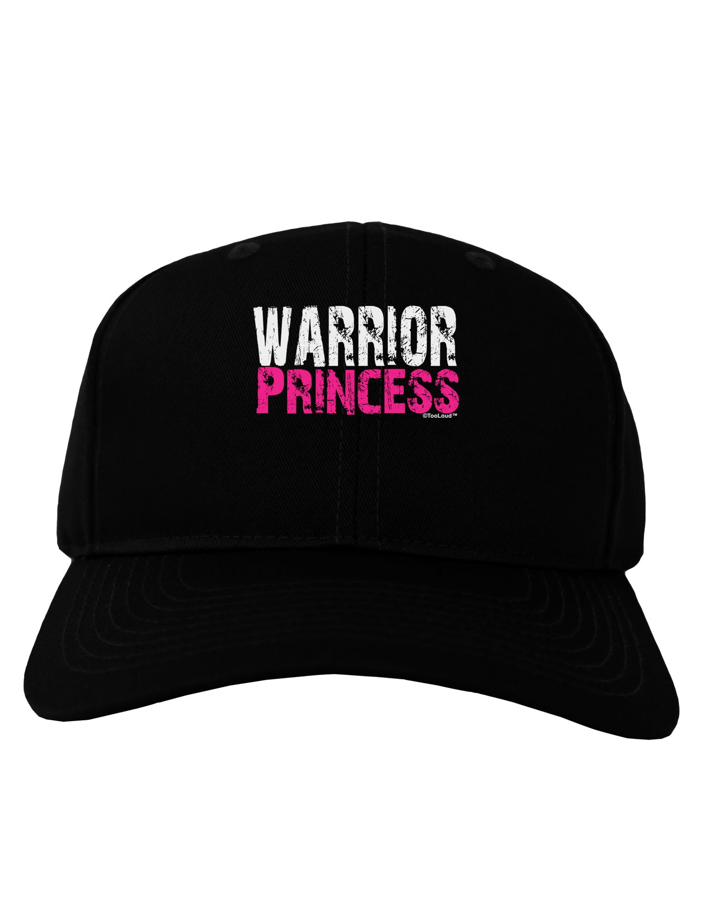 Warrior Princess Pink Adult Dark Baseball Cap Hat-Baseball Cap-TooLoud-Black-One Size-Davson Sales