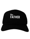 Matching Like Father Like Son Design - Like Father Adult Dark Baseball Cap Hat by TooLoud-Baseball Cap-TooLoud-Black-One Size-Davson Sales