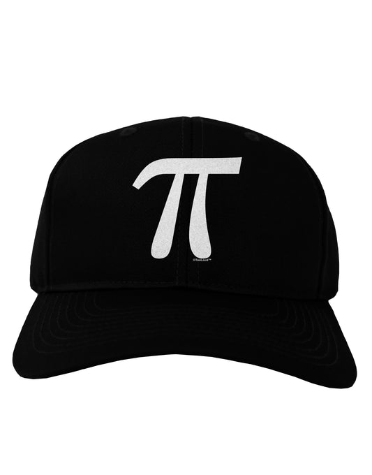 Pi Symbol Glitter - White Adult Dark Baseball Cap Hat by TooLoud-Baseball Cap-TooLoud-Black-One Size-Davson Sales