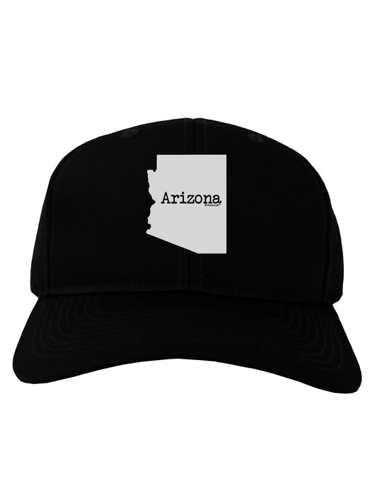 Arizona - United States Shape Adult Dark Baseball Cap Hat by TooLoud-Baseball Cap-TooLoud-Black-One Size-Davson Sales