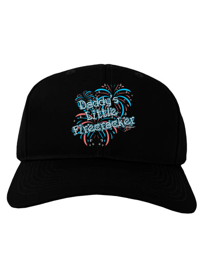 Daddy's Little Firecracker Adult Dark Baseball Cap Hat-Baseball Cap-TooLoud-Black-One Size-Davson Sales