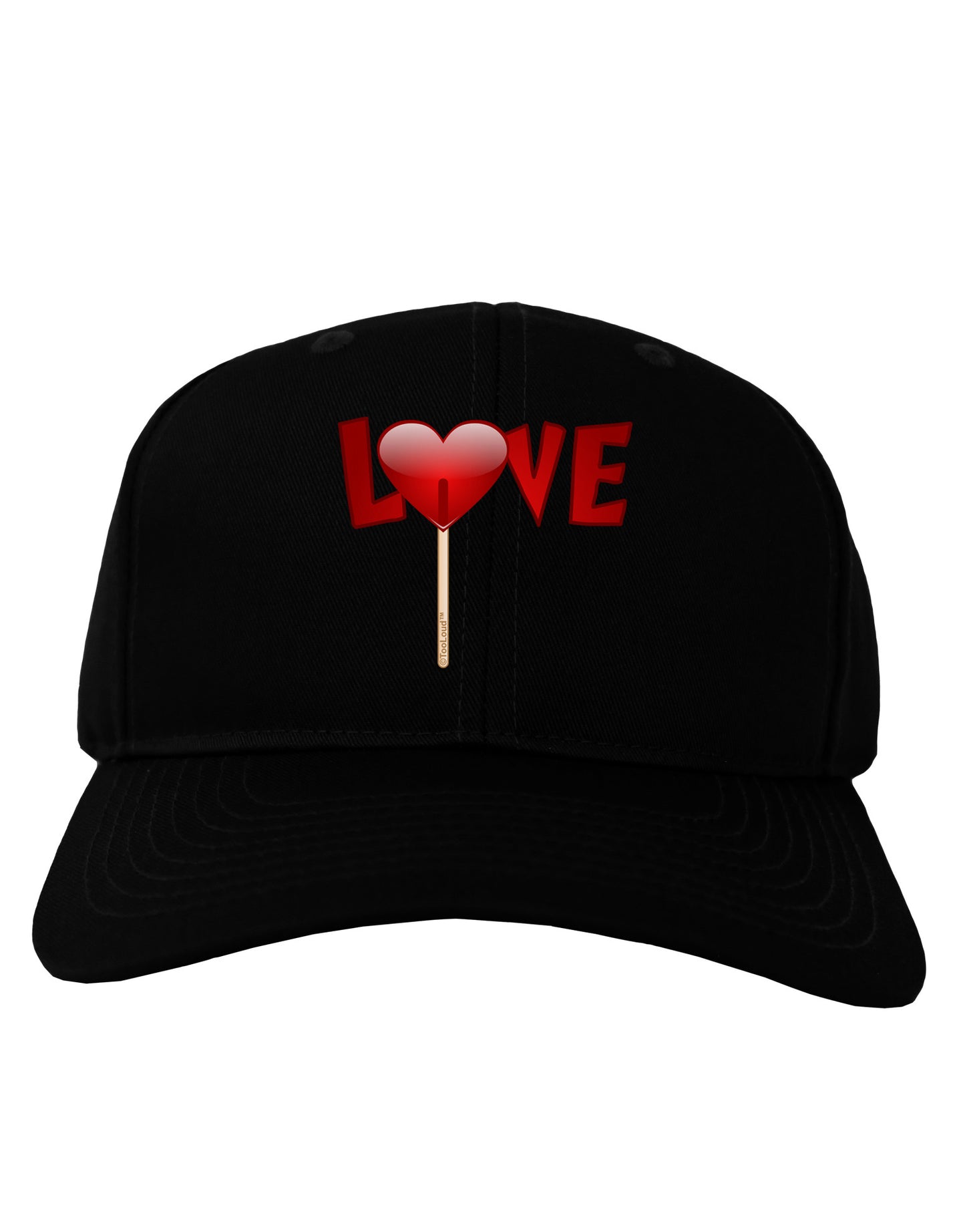Love Lollipop Adult Dark Baseball Cap Hat-Baseball Cap-TooLoud-Black-One Size-Davson Sales