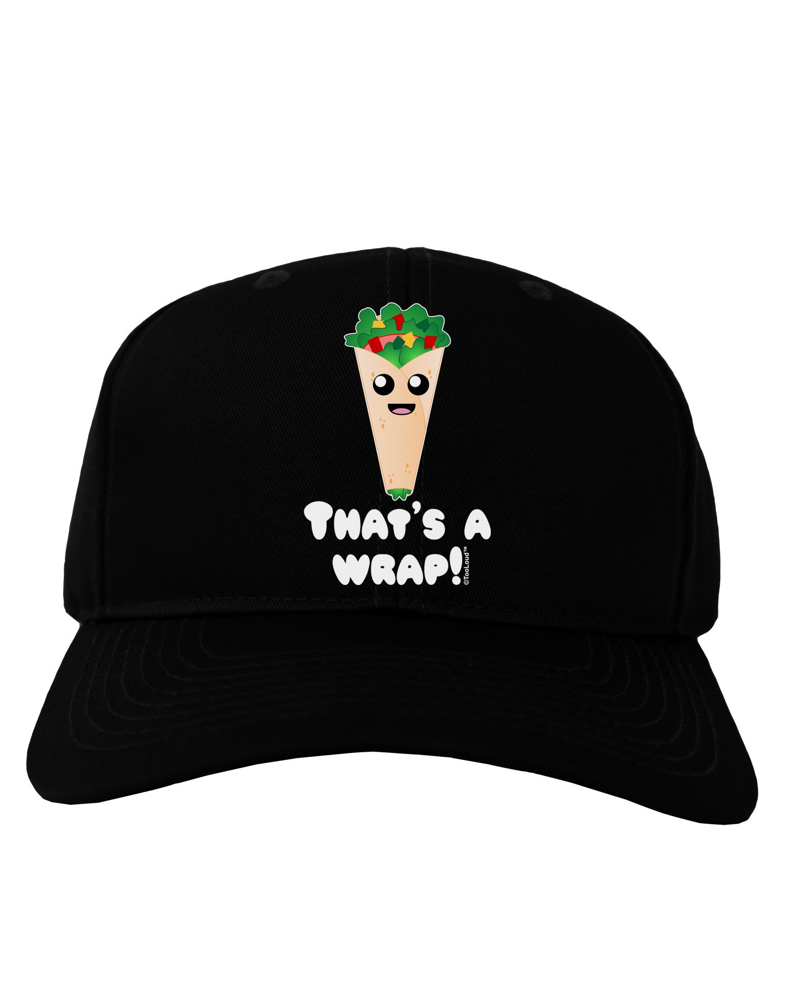 Thats A Wrap Cute Wrap Adult Dark Baseball Cap Hat-Baseball Cap-TooLoud-Black-One Size-Davson Sales
