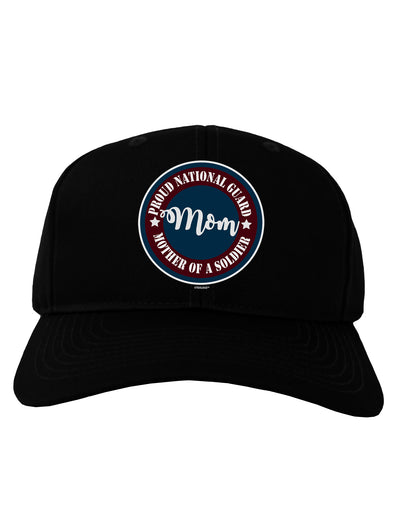 TooLoud Proud National Guard Mom Dark Adult Dark Baseball Cap Hat-Baseball Cap-TooLoud-Black-One-Size-Fits-Most-Davson Sales