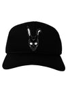 Scary Bunny Face Black Distressed Adult Dark Baseball Cap Hat-Baseball Cap-TooLoud-Black-One Size-Davson Sales