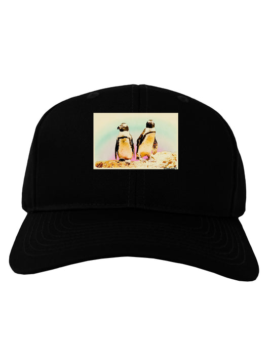 Magellanic Penguin Watercolor Adult Dark Baseball Cap Hat-Baseball Cap-TooLoud-Black-One Size-Davson Sales