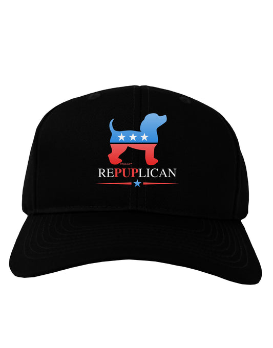 RePUPlican Adult Dark Baseball Cap Hat-Baseball Cap-TooLoud-Black-One Size-Davson Sales