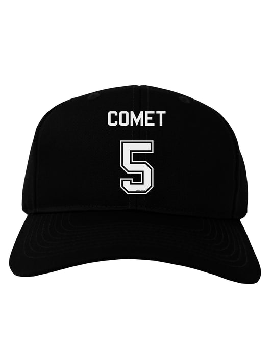 Reindeer Jersey - Comet 5 Adult Dark Baseball Cap Hat-Baseball Cap-TooLoud-Black-One Size-Davson Sales