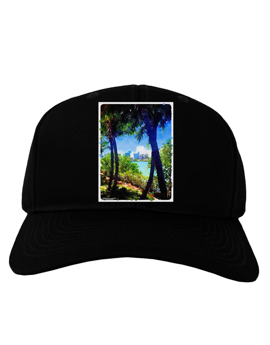 Tropical Skyline Adult Dark Baseball Cap Hat-Baseball Cap-TooLoud-Black-One Size-Davson Sales