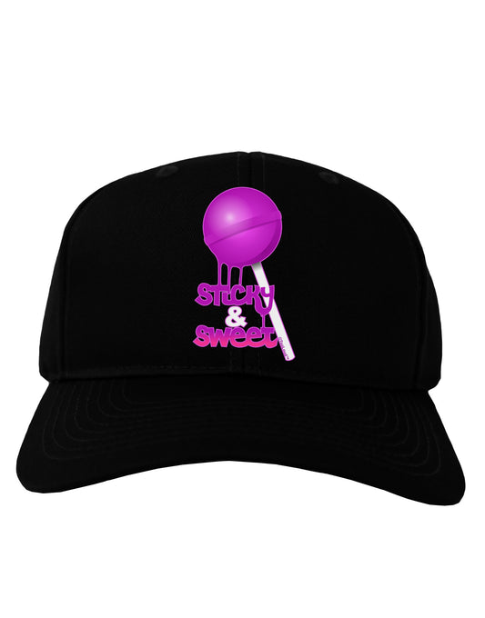 Sticky & Sweet Lollipop Adult Dark Baseball Cap Hat-Baseball Cap-TooLoud-Black-One Size-Davson Sales