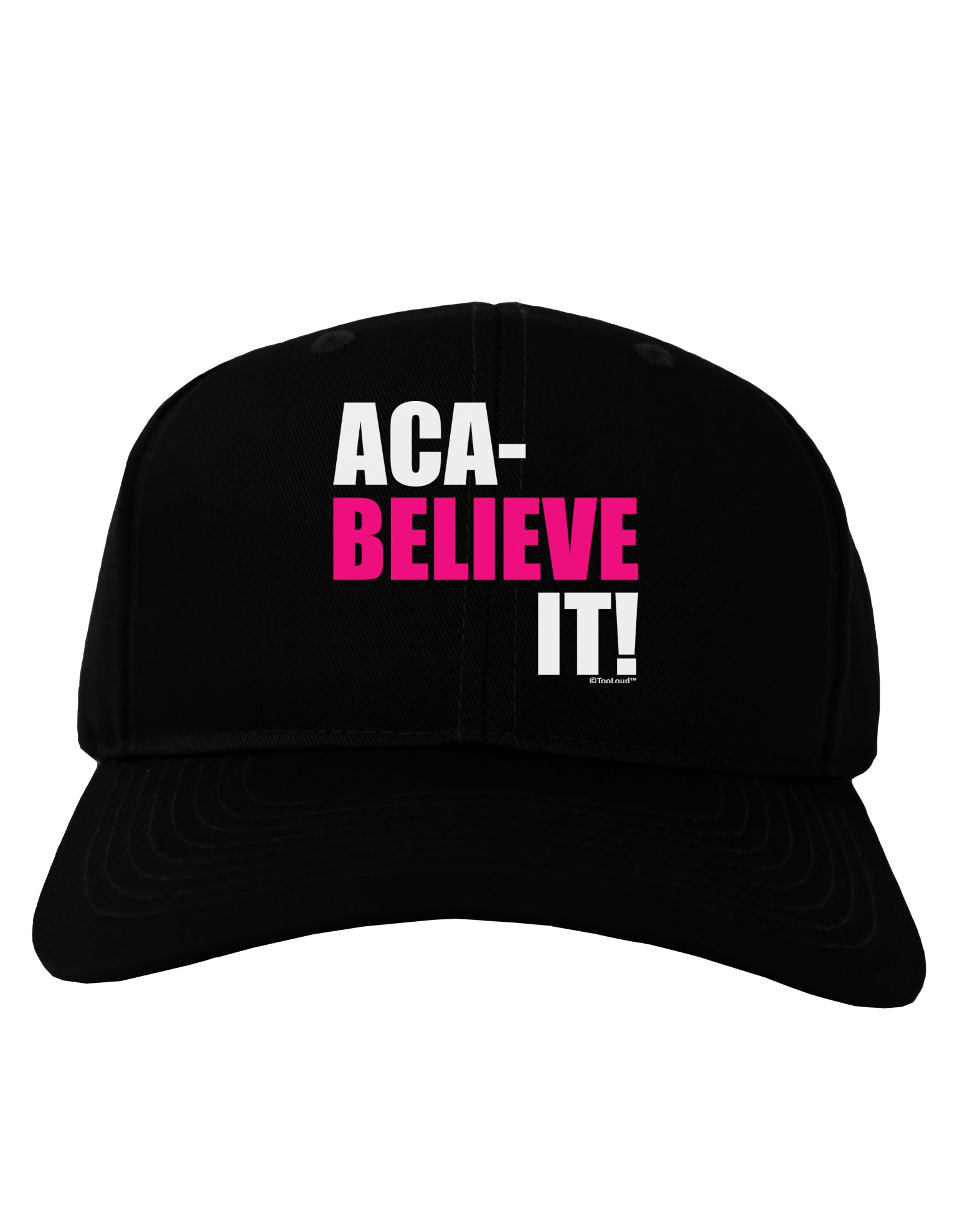 Aca Believe It Adult Dark Baseball Cap Hat-Baseball Cap-TooLoud-Black-One Size-Davson Sales