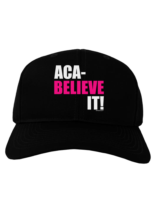 Aca Believe It Adult Dark Baseball Cap Hat-Baseball Cap-TooLoud-Black-One Size-Davson Sales
