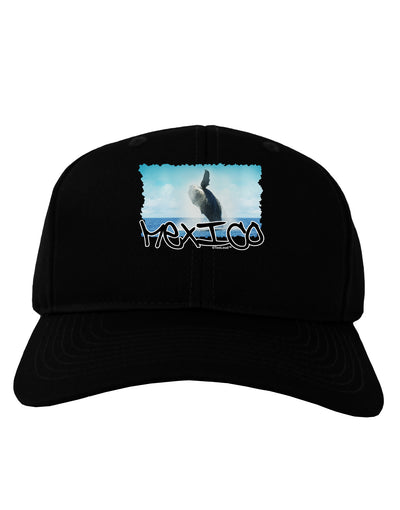 Mexico - Whale Watching Cut-out Adult Dark Baseball Cap Hat-Baseball Cap-TooLoud-Black-One Size-Davson Sales