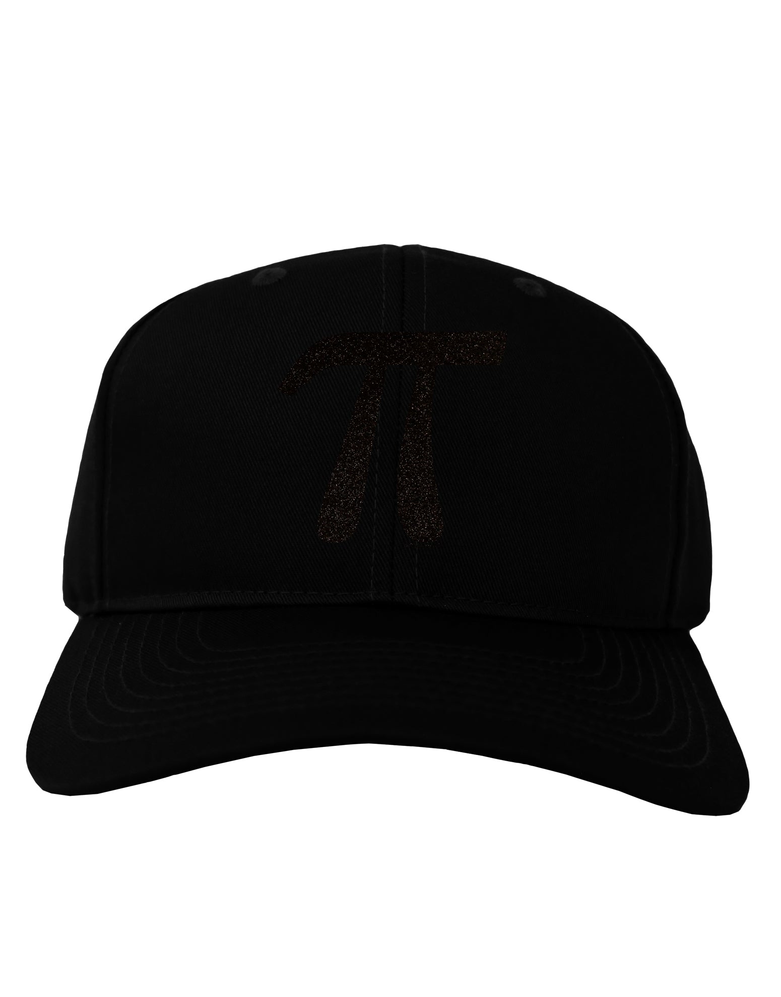 Pi Symbol Glitter - Black Adult Dark Baseball Cap Hat by TooLoud-Baseball Cap-TooLoud-Black-One Size-Davson Sales