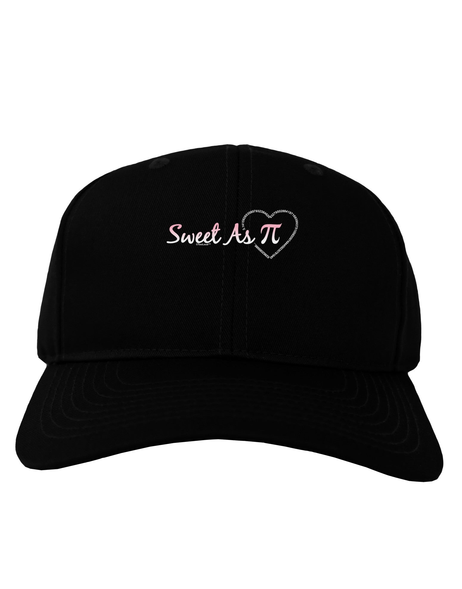 Sweet As Pi Adult Dark Baseball Cap Hat-Baseball Cap-TooLoud-Black-One Size-Davson Sales