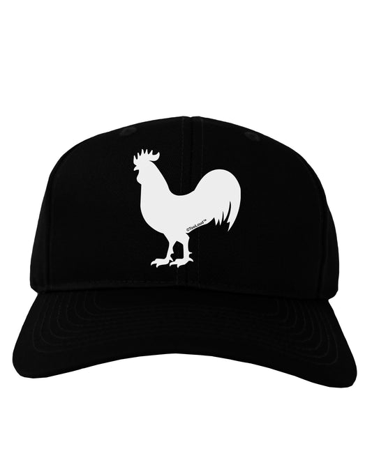 Rooster Silhouette Design Adult Dark Baseball Cap Hat-Baseball Cap-TooLoud-Black-One Size-Davson Sales