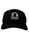 End Of The Rainbow Text Adult Dark Baseball Cap Hat-Baseball Cap-TooLoud-Black-One Size-Davson Sales