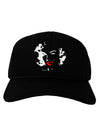 Marilyn Monroe Cutout Design Red Lips Adult Dark Baseball Cap Hat by TooLoud-Baseball Cap-TooLoud-Black-One Size-Davson Sales