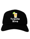 Tequila Diva - Cinco de Mayo Design Adult Dark Baseball Cap Hat by TooLoud-Baseball Cap-TooLoud-Black-One Size-Davson Sales