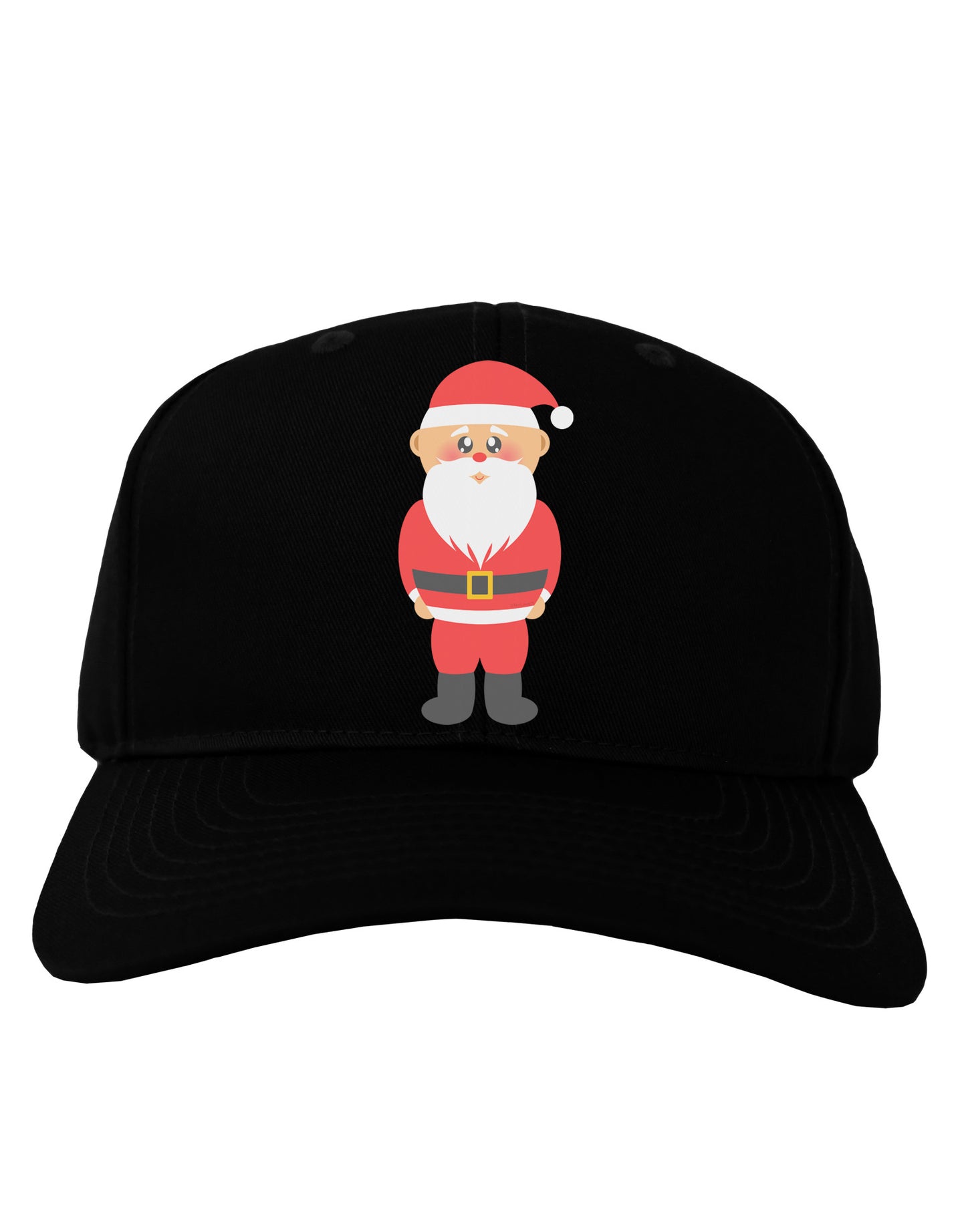 Cute Santa Claus Christmas Adult Dark Baseball Cap Hat-Baseball Cap-TooLoud-Black-One Size-Davson Sales