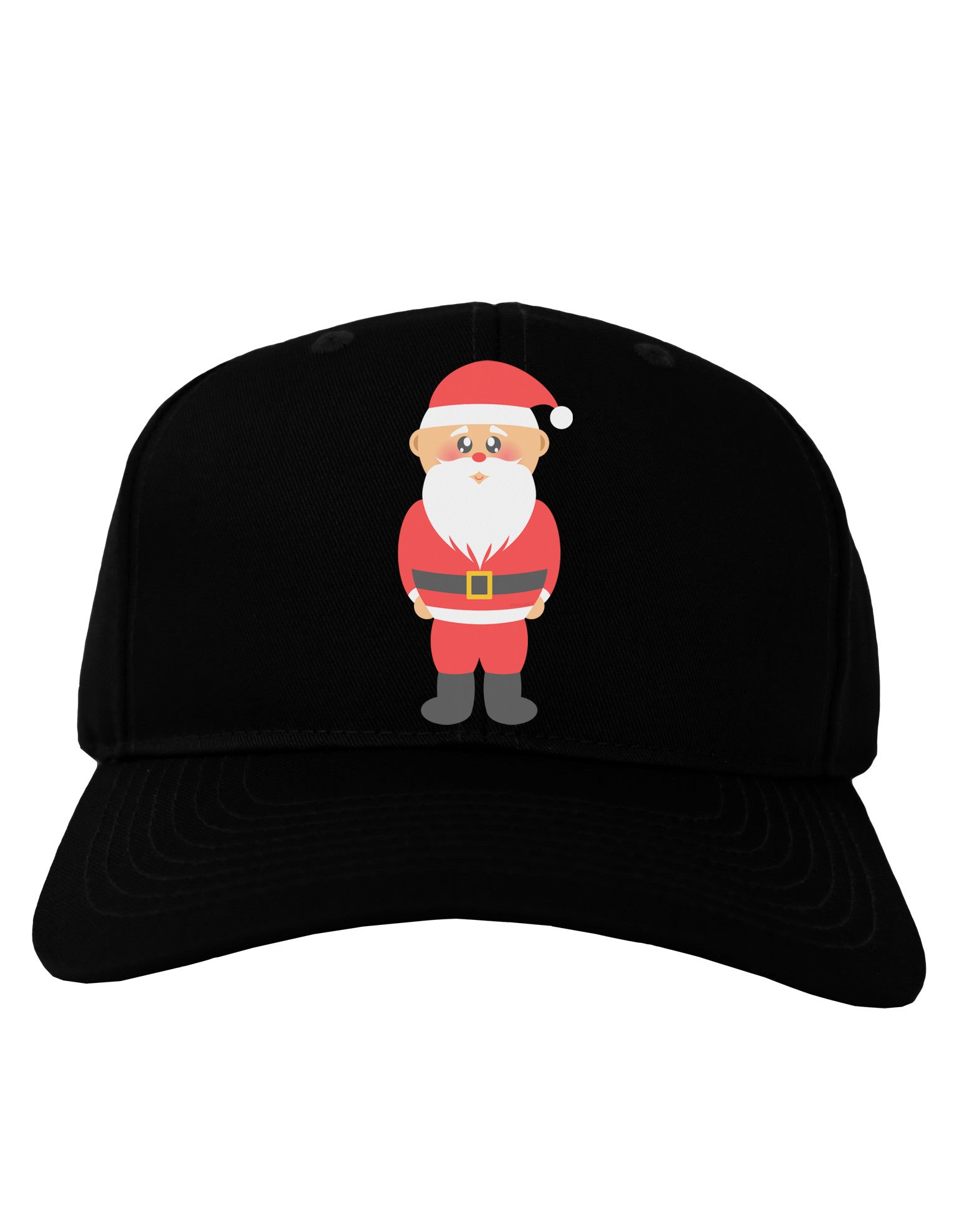 Cute Santa Claus Christmas Adult Dark Baseball Cap Hat-Baseball Cap-TooLoud-Black-One Size-Davson Sales