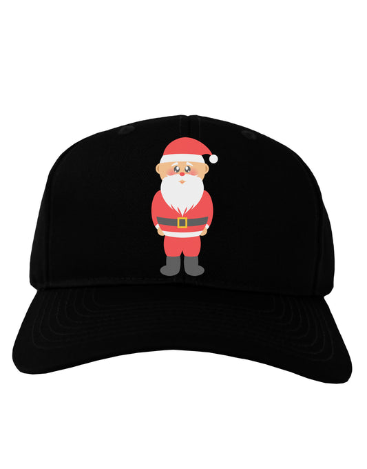 Cute Santa Claus Christmas Adult Dark Baseball Cap Hat-Baseball Cap-TooLoud-Black-One Size-Davson Sales