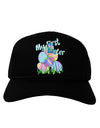 My First Easter Gel Look Print Adult Dark Baseball Cap Hat-Baseball Cap-TooLoud-Black-One Size-Davson Sales